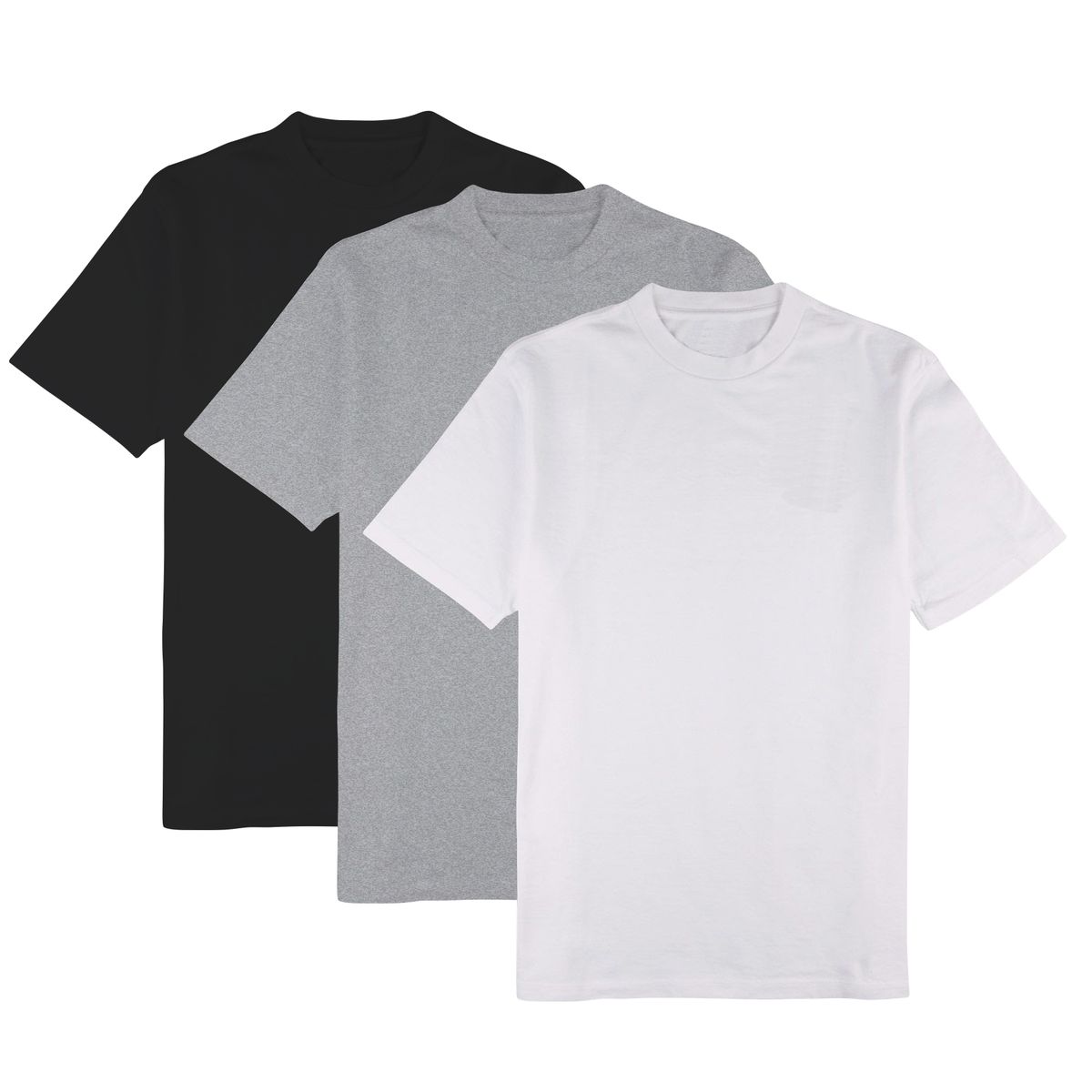 Pappa Joe - Men's Basic T - Black, Grey Melange & White | Buy Online in ...