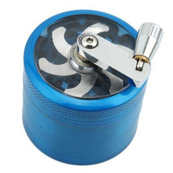 Hand Crank Grinder Spice Grinder Easy Manual Operation Easy Clean Blue