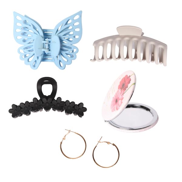 Ladies Spring Accessory Combo &amp; Earrings - Blue