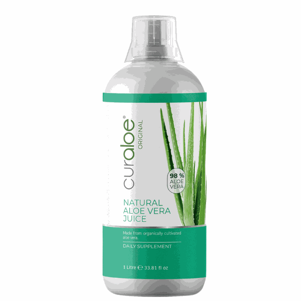 Curaloe Aloe Vera Juice 1L - 98% Natural Aloe Vera