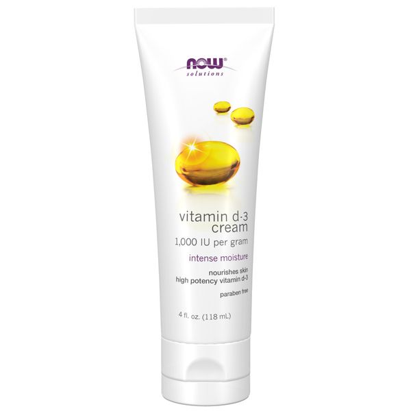 NOW Solutions Vitamin D-3 Cream - 118ml