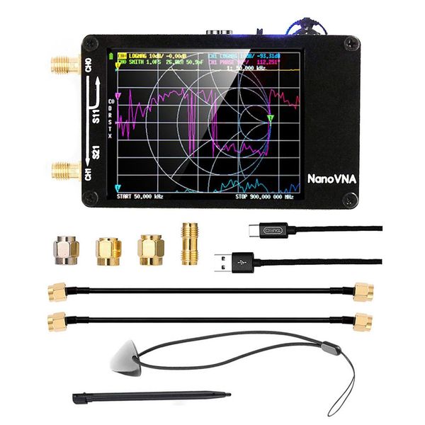 Upgraded Nanovna-H Vector Network Antenna Analyzer Compatible with None