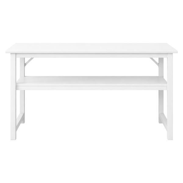 Solid Wood Table - Natural Finish, Durable