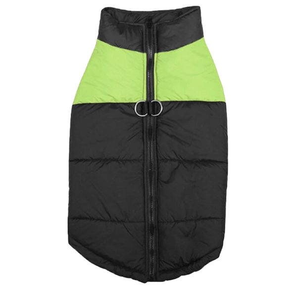 Pet Dog Coat Jacket Vest Puffy Waterproof - Yellow - 5XL