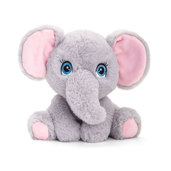 Keeleco Adoptable World Elephant Plush 16cm - Recycled, Soft Toy