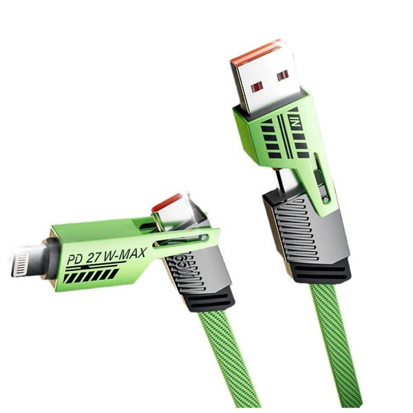65W 4 in 1 Fast Charging Data Cable Multi-function Fast Charge Cable