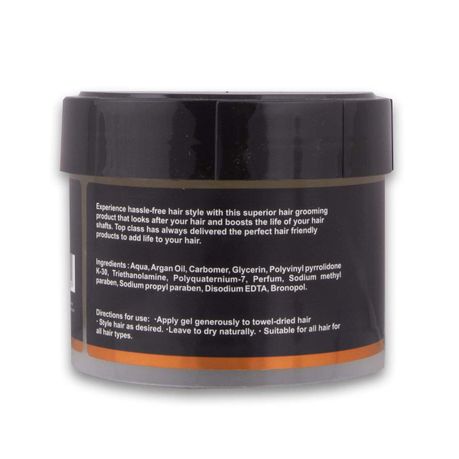 Top Class Hair Styling Gel with Argan Oil -250ml | Buy Online in South  Africa 