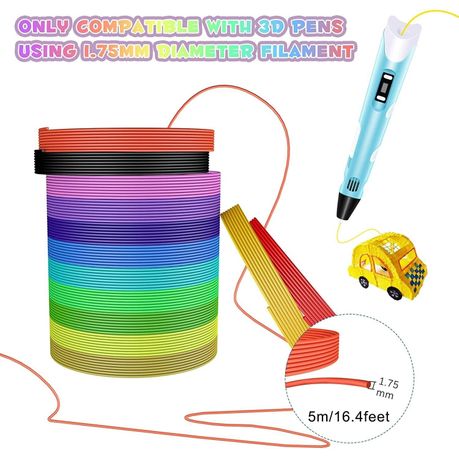 3d Printing Pen Pcl Filament Refills 1.75mm, Gifts For Kids (200