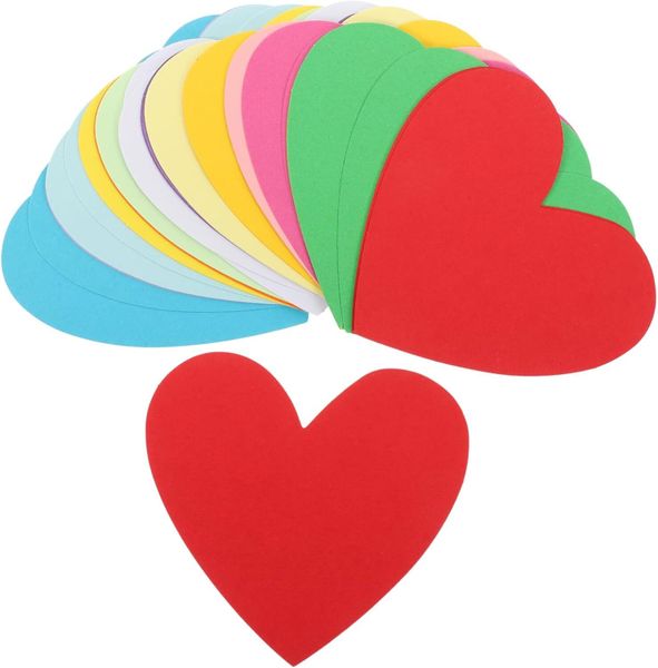 30pcs Heart Shaped Paper Cutouts Decorations DIY Classroom Bulletin Board