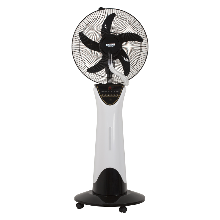 Eurolux Tower Portable Rechargeable Mist Fan With Led Light