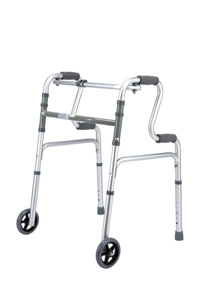 Folding Walker With Height Adjustable With Wheel image