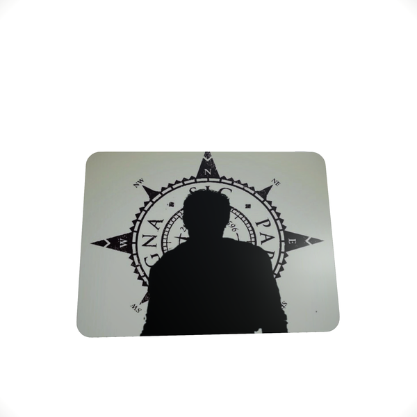 Uncharted Black Compass D-Mouse Pad