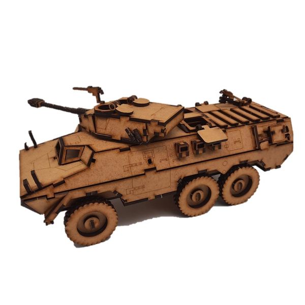 Ratel Armored Military Vehicle War 3D Puzzle Wooden 3D Model