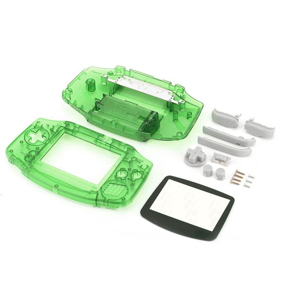 Green Transparent GBA Shell