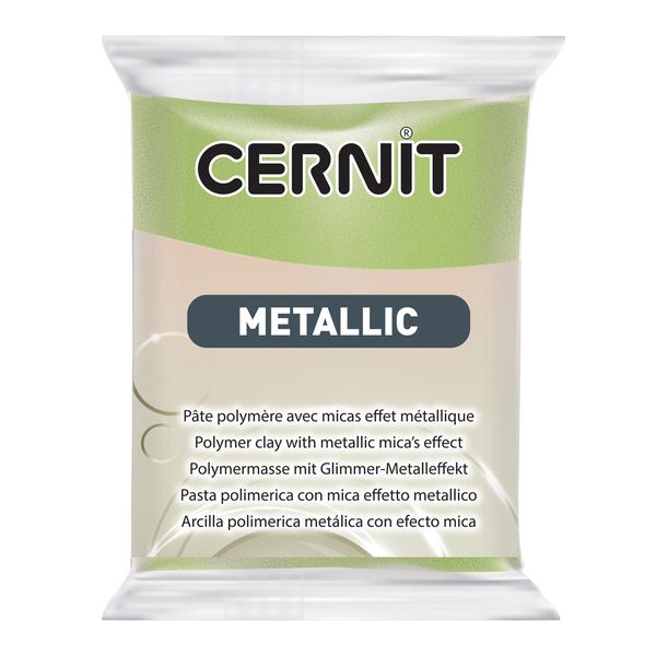 Cernit Metallic-56g-Green Gold