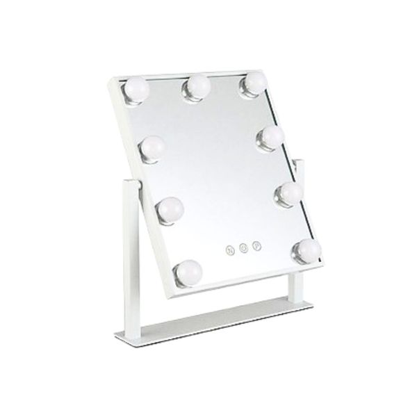Hollywood Makeup Mirror With 9 LED Bulbs, 3 Lighting Modes