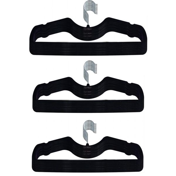 30Pack Clothes Hangers Garment Hangers Closet Hangers Non Slip Space-saving