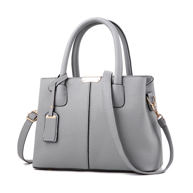 Ladies Elegant Grey Classic Handbag (HB-DS463-GR) | Shop Today. Get it ...