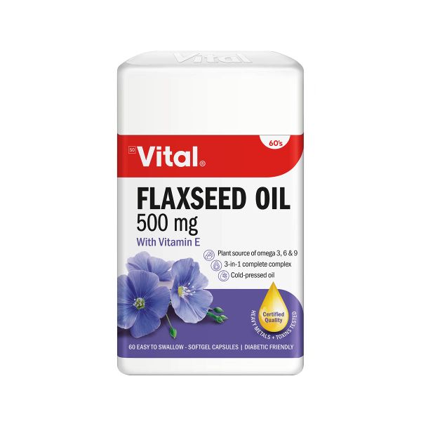 Vital Puren Flaxseed Oil 500 mg