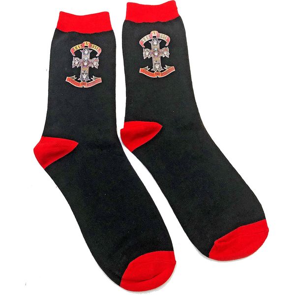 GUNS 'N' ROSES - Appetite Cross (Socks) UK Size 7-11 (Parallel Import)