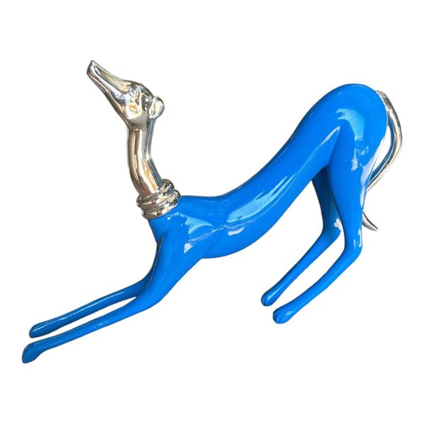 Elegant Ceramic Dog Ornament
