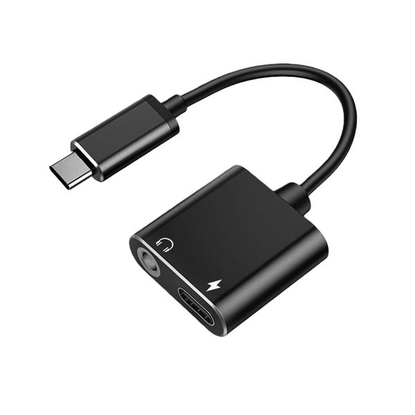2-in-1 USB-C to 3.5mm Audio Adapter with Fast Charging