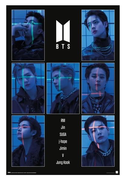 BTS (Group Grid) Poster