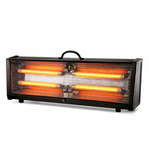 1600W Quartz Heater - Instant Heat, Safe