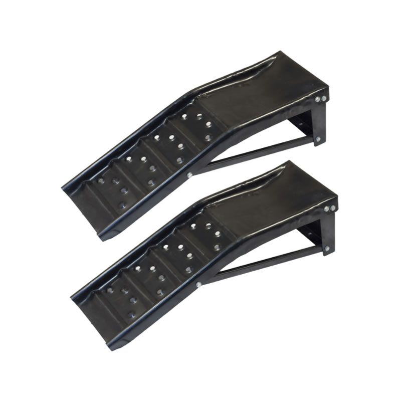 2pc Of Hard Steel Car Service Ramps 