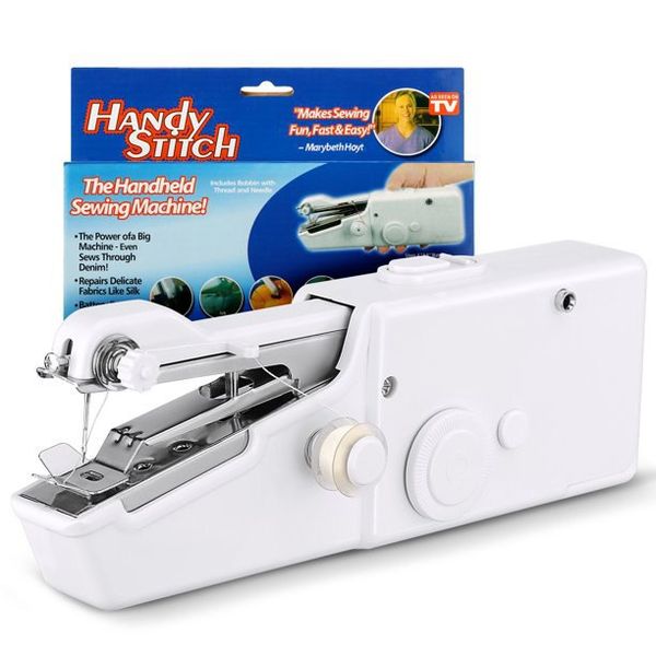 Handheld and portable sewing machine