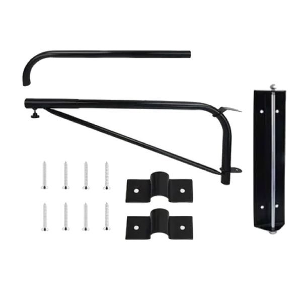 Pet Heavy Duty Wall Mounted Horse Wash Steel Stall Hose Boom - 162cm