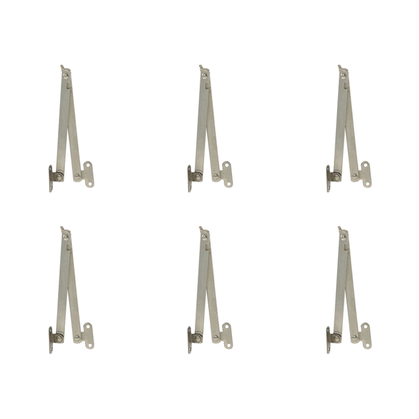 6X Furniture Cupboard Door Front Desk Foldable Lid Support Hinge Stay