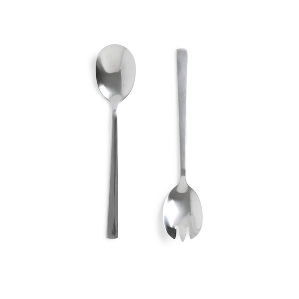 George &amp; Mason - Salad Server Set - Silver