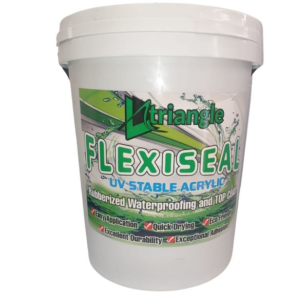 Triangle FlexiSeal - 20L UV Stable Acrylic Rubberized Waterproofing&amp;Topcoat