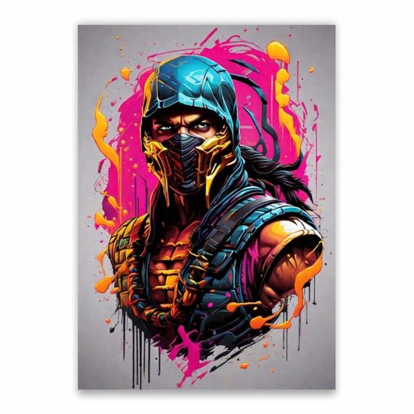 Scorpion Portrait Poster - A1