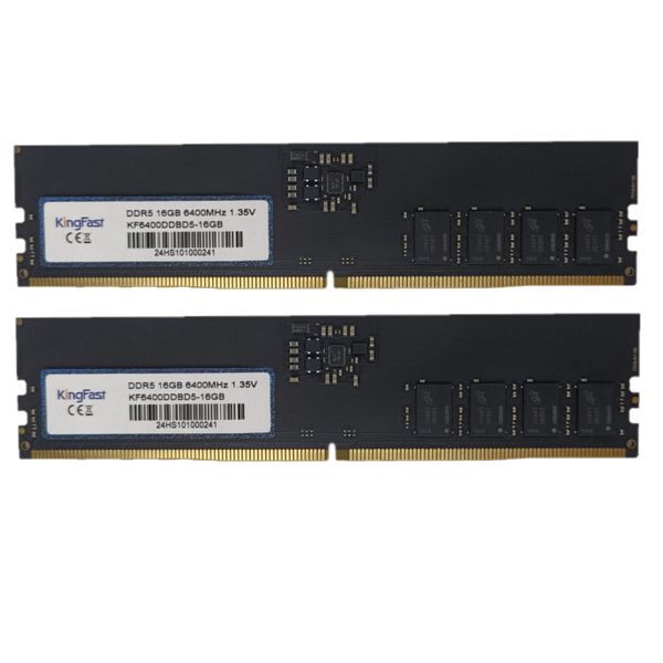 Kingfast XMP Profiles 32GB DDR5 6400MHz Desktop RAM Combo(2x16GB DDR5 6400)