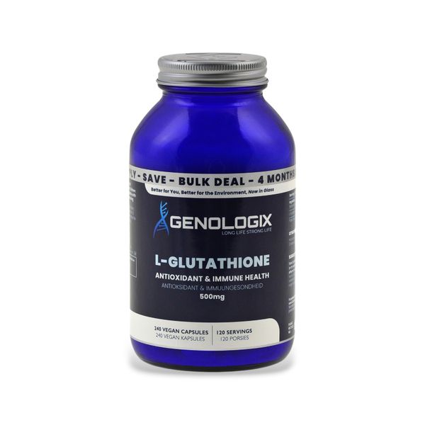 Genologix - L-Glutathione 500mg (BULK 120 Days Supply)
