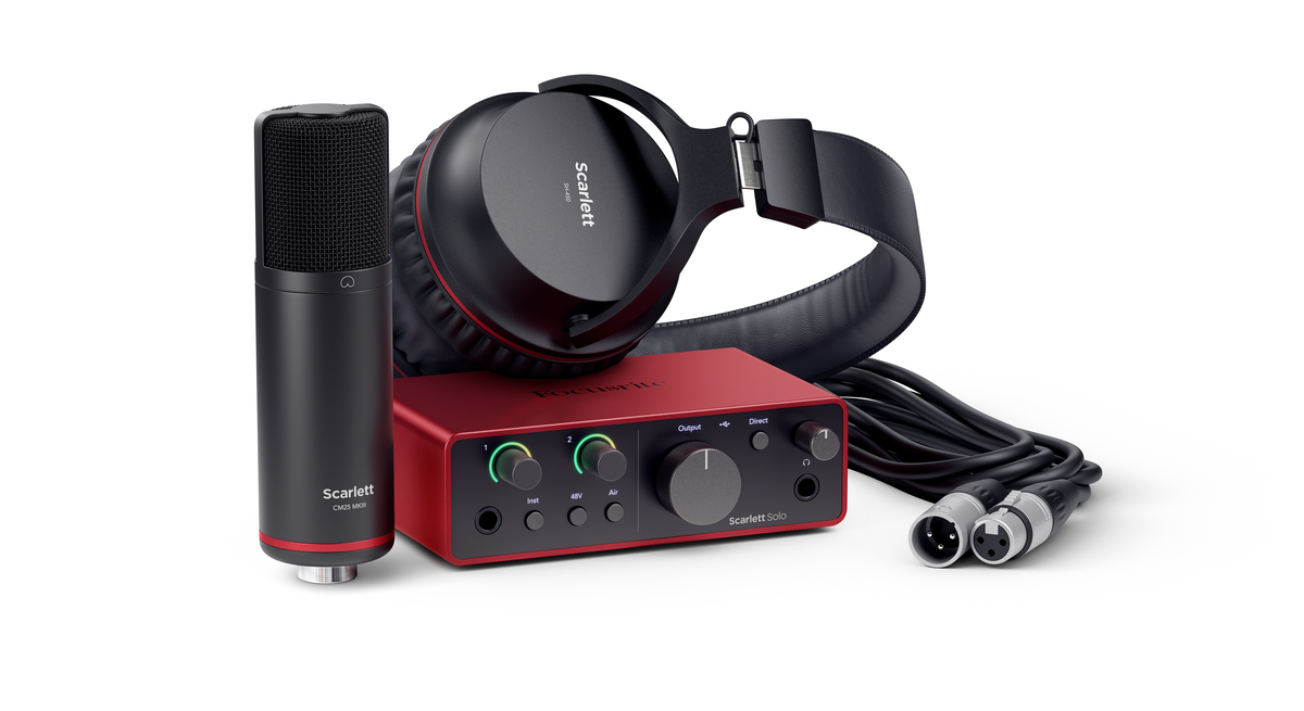 Focusrite Scarlett Solo Studio Bundle 4th Generation Audio