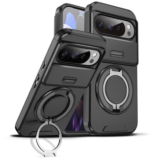 Magnetic Rotate Holder Phone Case Compatible With Google Pixel 10 Pro XL