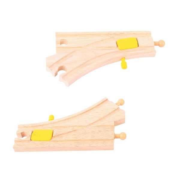 BigJigs Rail Mechanical Switches (Pack of 2) Wooden Train Expansion set