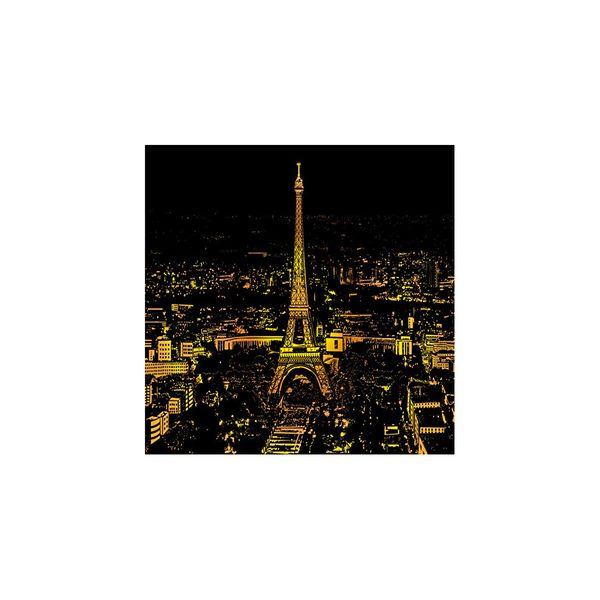 Famous City Gold A3 Scratch Poster Set - Bright City London
