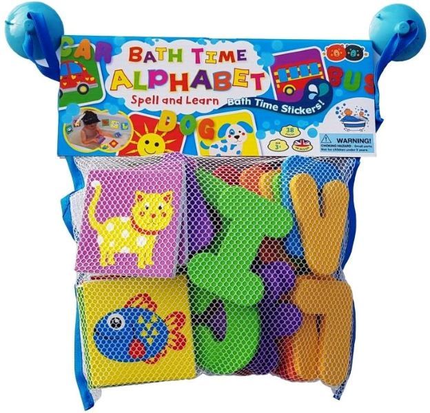 Bath Time Stickers Alphabet