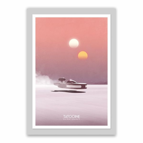 Tatooine Star Wars Episode IV Poster - A1