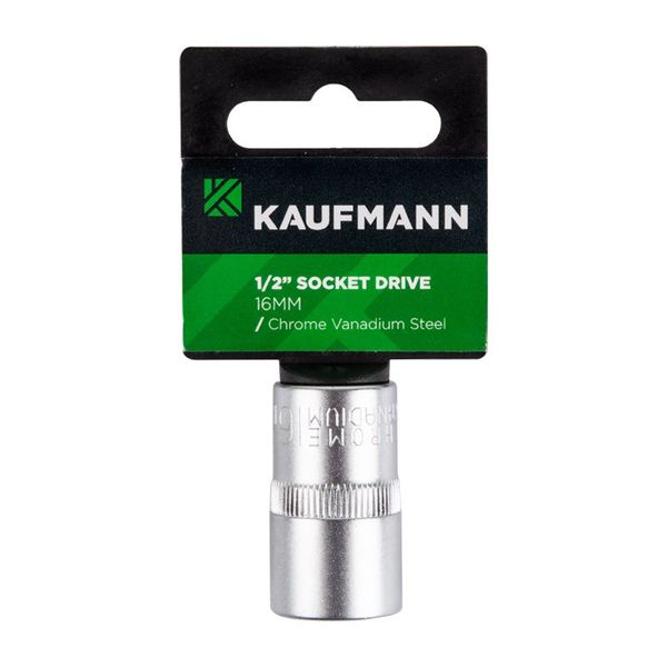 Kaufmann - Socket Drive - 1/2inch - 16mm - Bulk Pack of 10