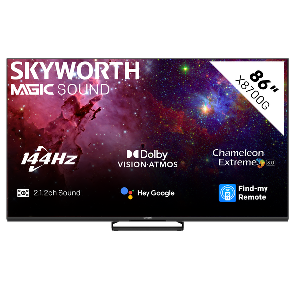 Skyworth 86" X8700G 144Hz MiniLED Google Smart TV