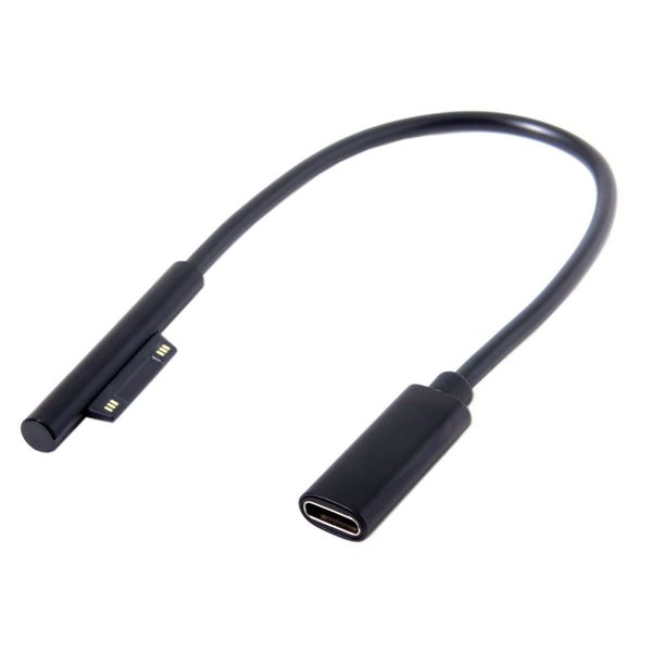 DC 15V Type-C USB-C Female to Surface Pro3 Pro4 Pro5 Charging Cable