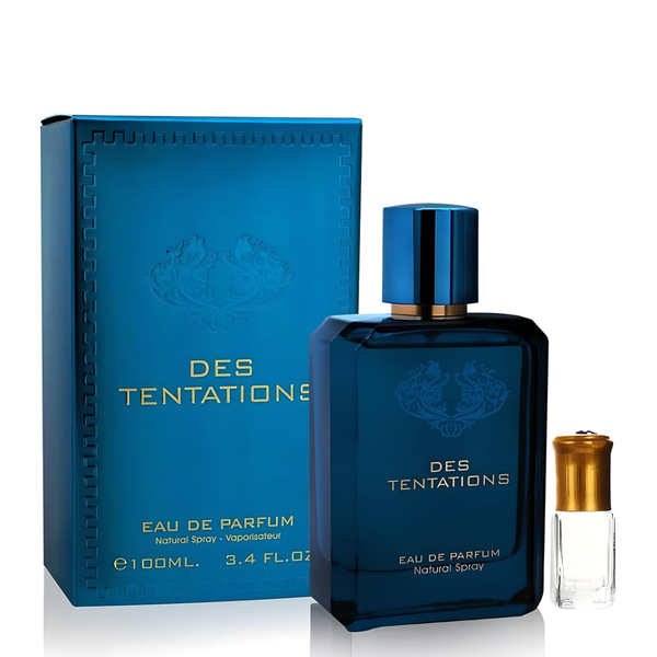 Des Tentations for Men Eau de Parfum - 100ml + Perfume Oil
