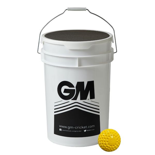 GM Bowling Machine Balls Bucket - Yellow