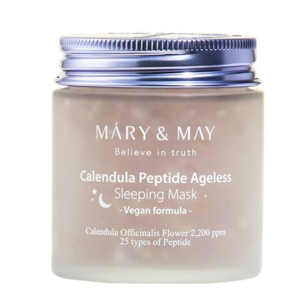 Mary&amp;May Calendula Peptide Ageless Sleeping Mask (110g) + Seoul Trio