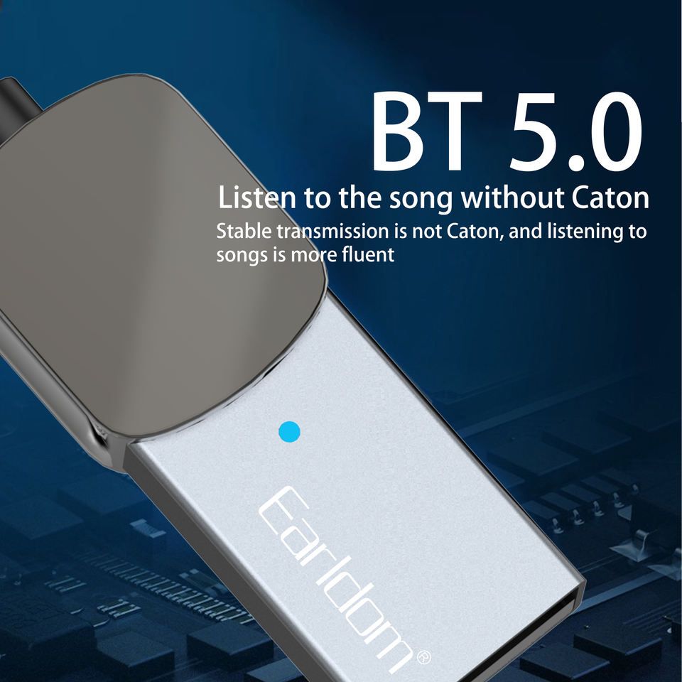 Earldom 3.5mm AUX BT5.0 Car Usb Wireless Music Receiver For Car audio